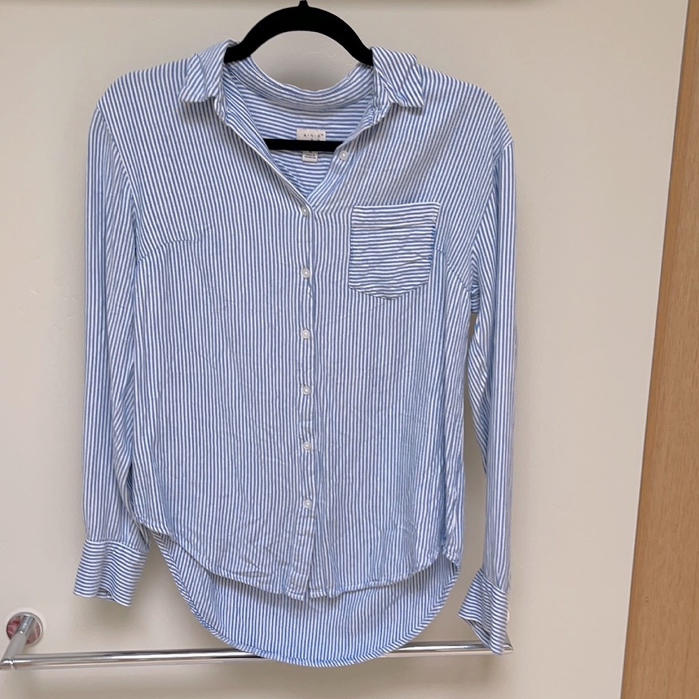 Button down, long sleeve shirt